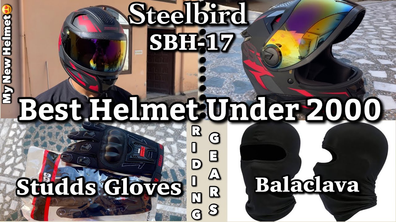 Best Helmet Under 2000 Steel Bird SBH17 Terminator Helmet Review