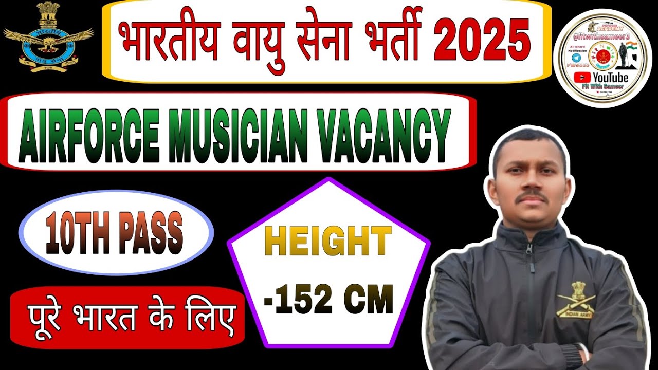 Airforce New Vacancy 2025 | Indian Air Force | Air Force Bharti ...