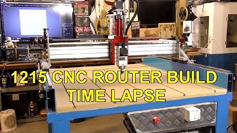 HOW TO Build a BIG CNC ROUTER! TIME LAPSE