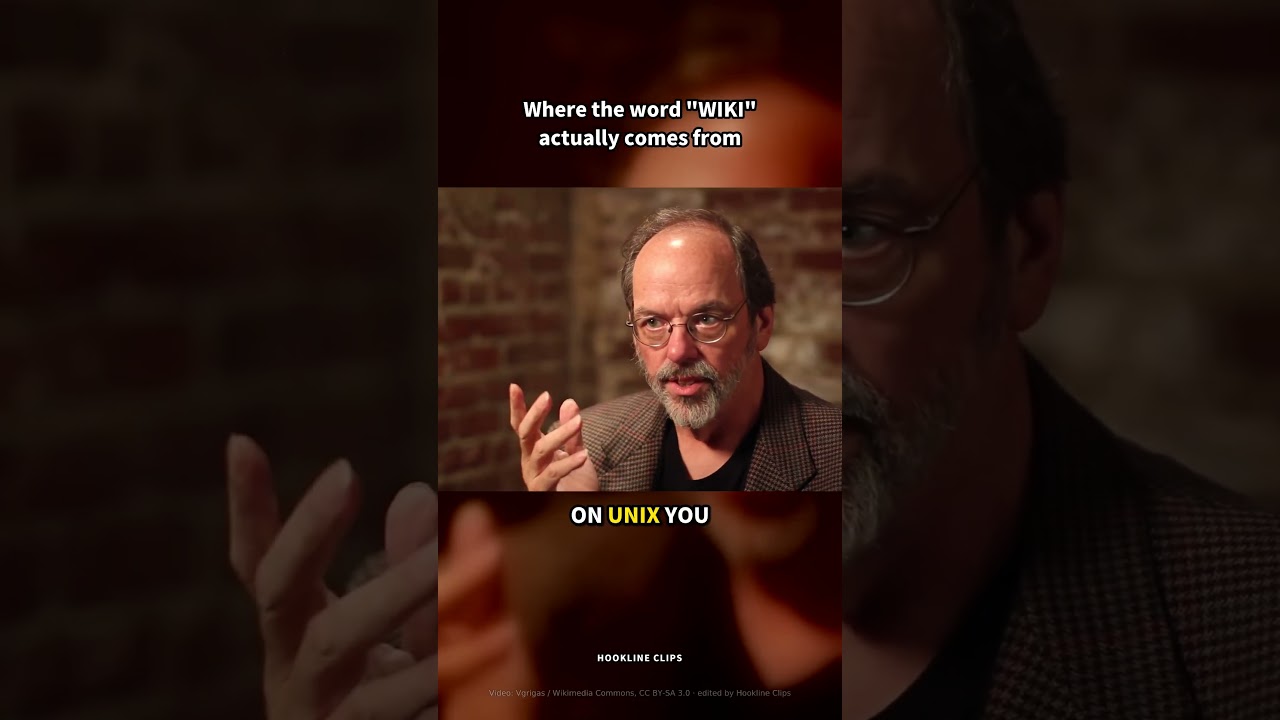 Where the word "wiki" actually comes from | Ward Cunningham