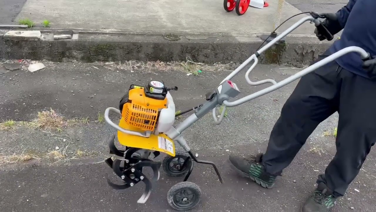 リョービ(RYOBI) エンジンカルチベータ(耕運機) RCVK-4200 簡易動作