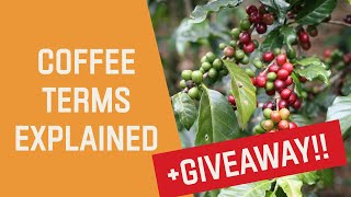 ☕ Timbertrain Coffee ☕  How to Use & Understand Coffee Terminology + Subscriber Giveaway