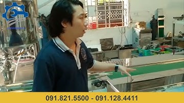 Dây chuyền sản xuất nước yến - Máy chiết rót dung dịch đặc, có gia nhiệt- Chiết rót 1 vòi tự động