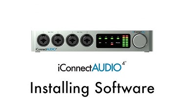 iConnectAUDIO4+ Tutorial - Installing Software