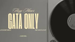 FloyyMenor - GATA ONLY ft. Cris MJ (Letra/Lyrics)  [slowed+reverb+echo]