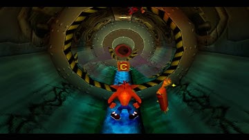 Crash Bandicoot 2 Cortex Strikes Back Level 12 Sewer or Later