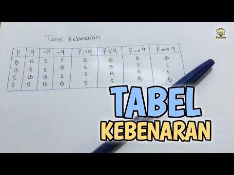 Video: Berapa banyak baris dalam tabel kebenaran?