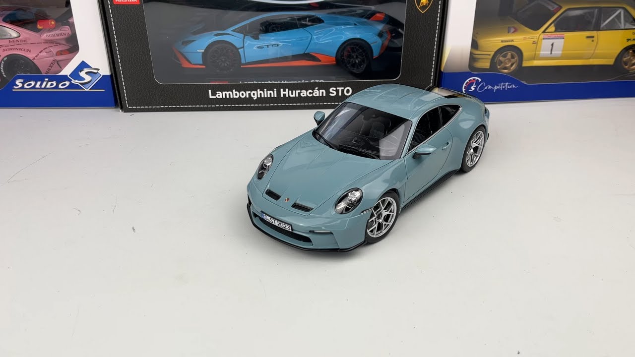 Porsche 911 S/T Meissen Blue (2023) – 1:18 Norev 187470 | Diecast