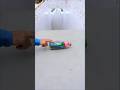 Breaking colorful glass bottles! Crushing Crunchy & soft things #shorts