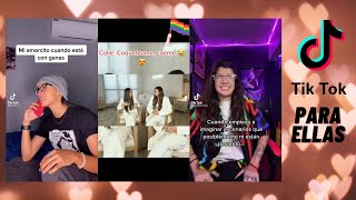 Lesbian/Bi TIK TOK en español!  - TIKTOK COMPILATION LGBT #267 ️‍