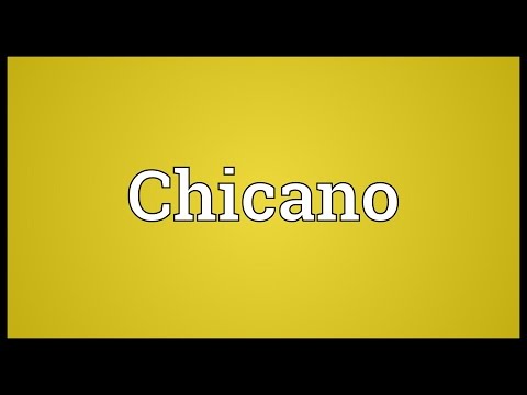 Chicano Meaning