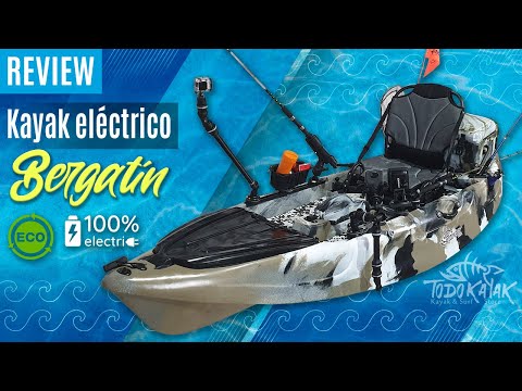 kayak con motor eléctrico Bergatin. ¡Un kayak eléctrico silencioso!