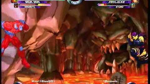 MvC2 Online (360): Nine11ShasDOt (IM/Mag/Psy) vs Brett (MSP) 26 .:3.12.10:.