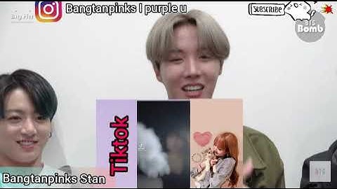 BTS Reaction to Lisa tiktok #ARMYMADE
