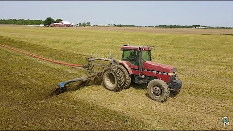 Dragline Manure Application on an Ohio Dairy Farm