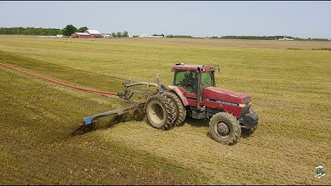 Dragline Manure Application on an Ohio Dairy Farm