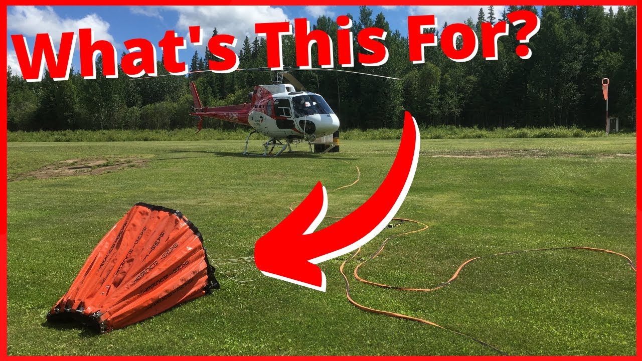 Helicopter Wildfire Water Buckets: This Is How They Work!!!