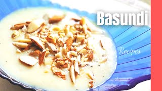 BASUNDI RECIPE||बासुंदी|rabdi