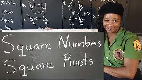 PEP Maths Sets. Square Numbers. Square Roots. Grade 5 Mathematics. Primary Exit Profile Exam Prep
