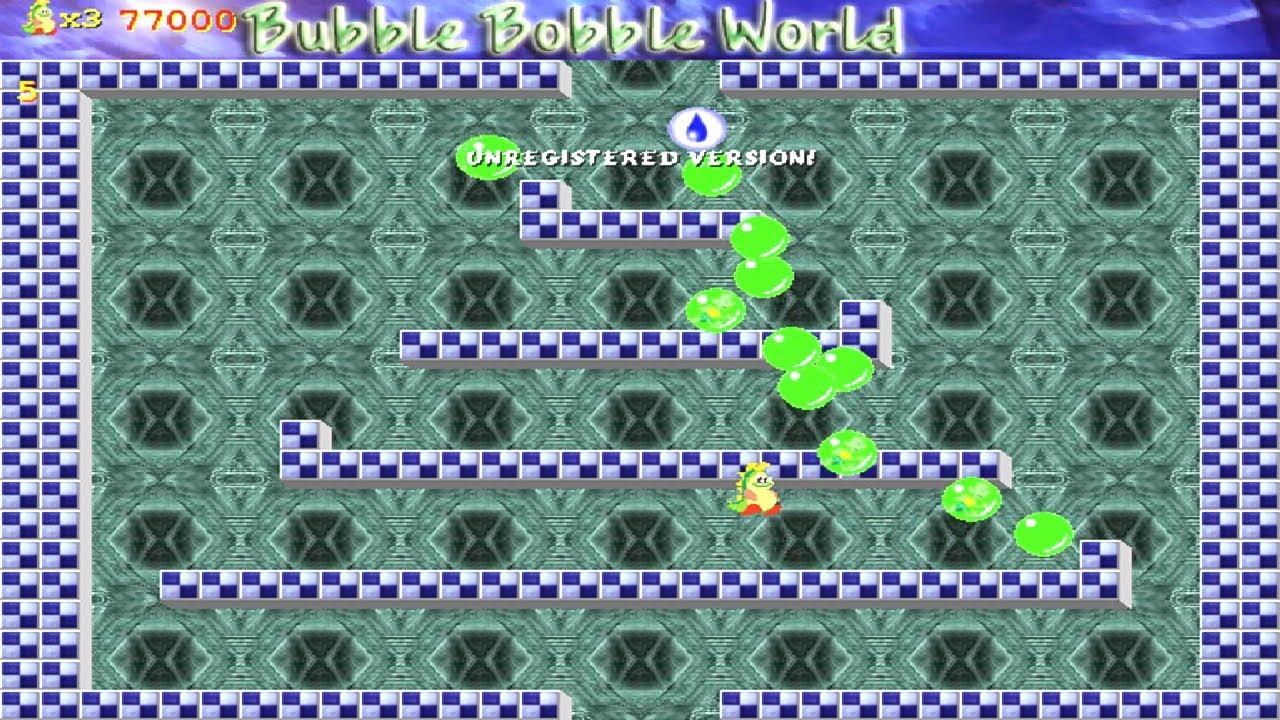 Bubble Bobble World v1.6 (Windows game 2005) YouTube