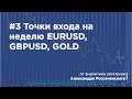 #3 Точки входа на неделю EURUSD, GBPUSD, GOLD от TSI Analytics