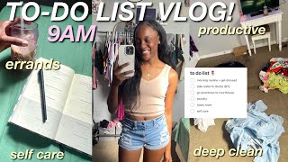 TO-DO LIST VLOG 🌱 | errands, deep cleaning, & self care
