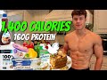 Full Day of Eating 1,400 Calories | EXTREME Weight Lose Diet To Burn Fat Fast