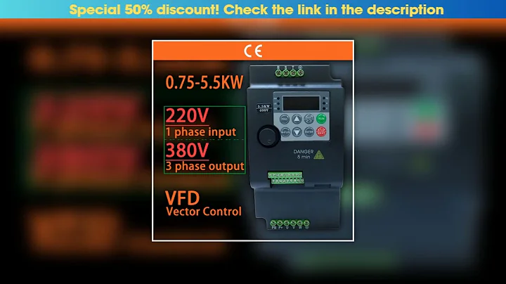 Top Input 220V to Output 380V VFD Variable Frequency Drive Converter Inverter 0.75/1.5/2.2/3.7/4/5.