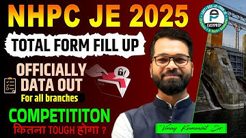 NHPC JE 2025 Recruitment | Total Form Fill Up | Exam Date Out | NHPC JE Exam #nhpc #nhpcjeexamdate