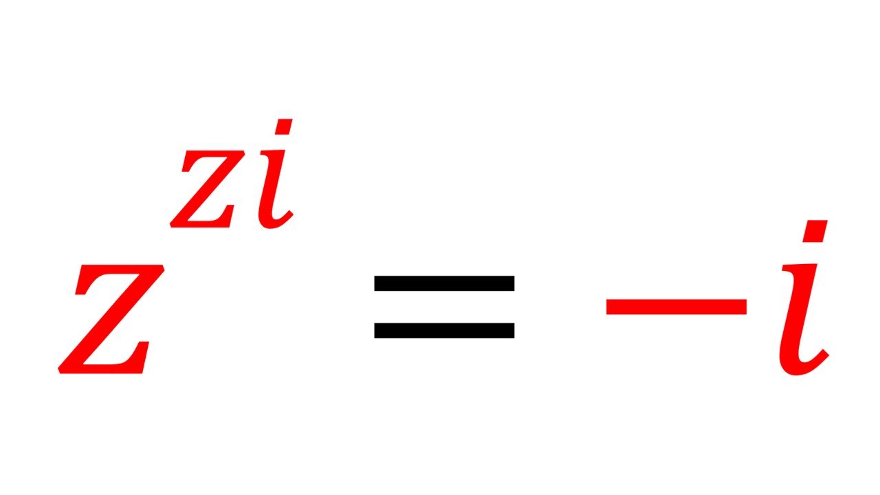 A Homemade Equation with Complex Numbers | Problem 264 - YouTube