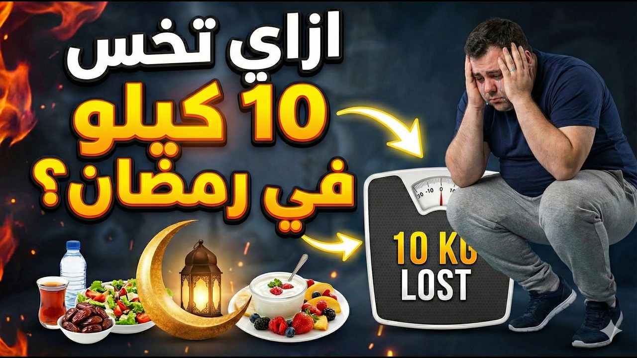 ازاي اخس في رمضان 10 كيلو