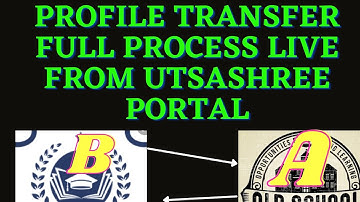How to Transfer Employee profile through Utsashree Portal |Live|Full Process|
