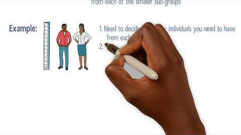 17. Stratified random sampling