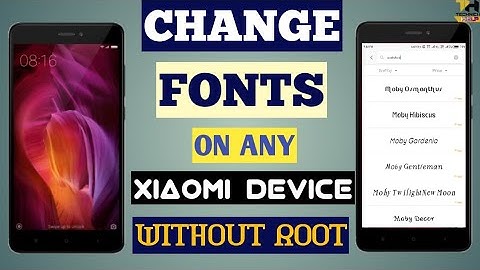 How To Change Fonts on [Miui 8,9,10] Redmi Note 4 Without ROOT By HY Tutorial