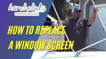 How to build a window screen from scratch