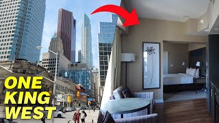 One King West Hotel Residence Toronto Room Area Walk