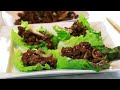 Beef Lettuce wraps in 15 Minutes - Fast and Delicious