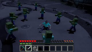 VS Zombies [Minecraft live action]