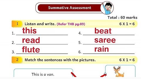 2nd std English term 2 summative assessment workbook answers