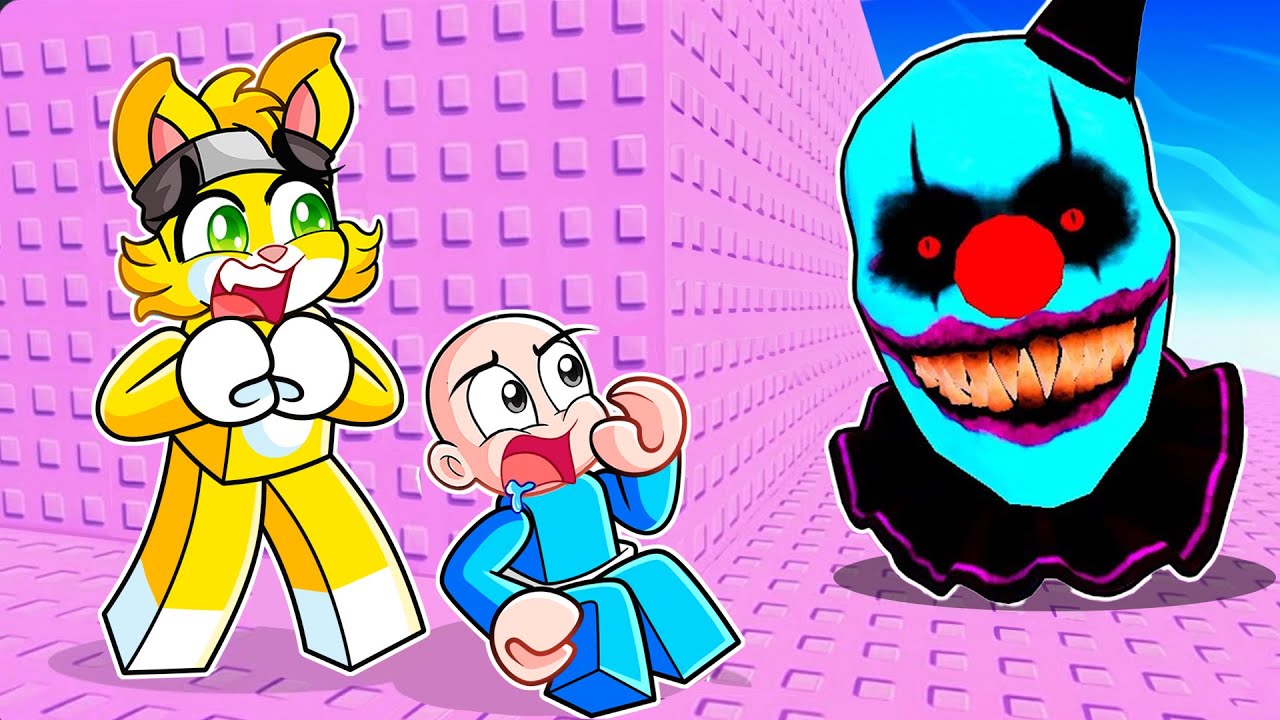 ¡Nunca JUEGUES la TORRE TROLL del PAYASO ATERRADOR en Roblox!