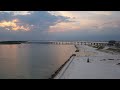 Last Minute Showers Block Sunset Over Destin Bridge