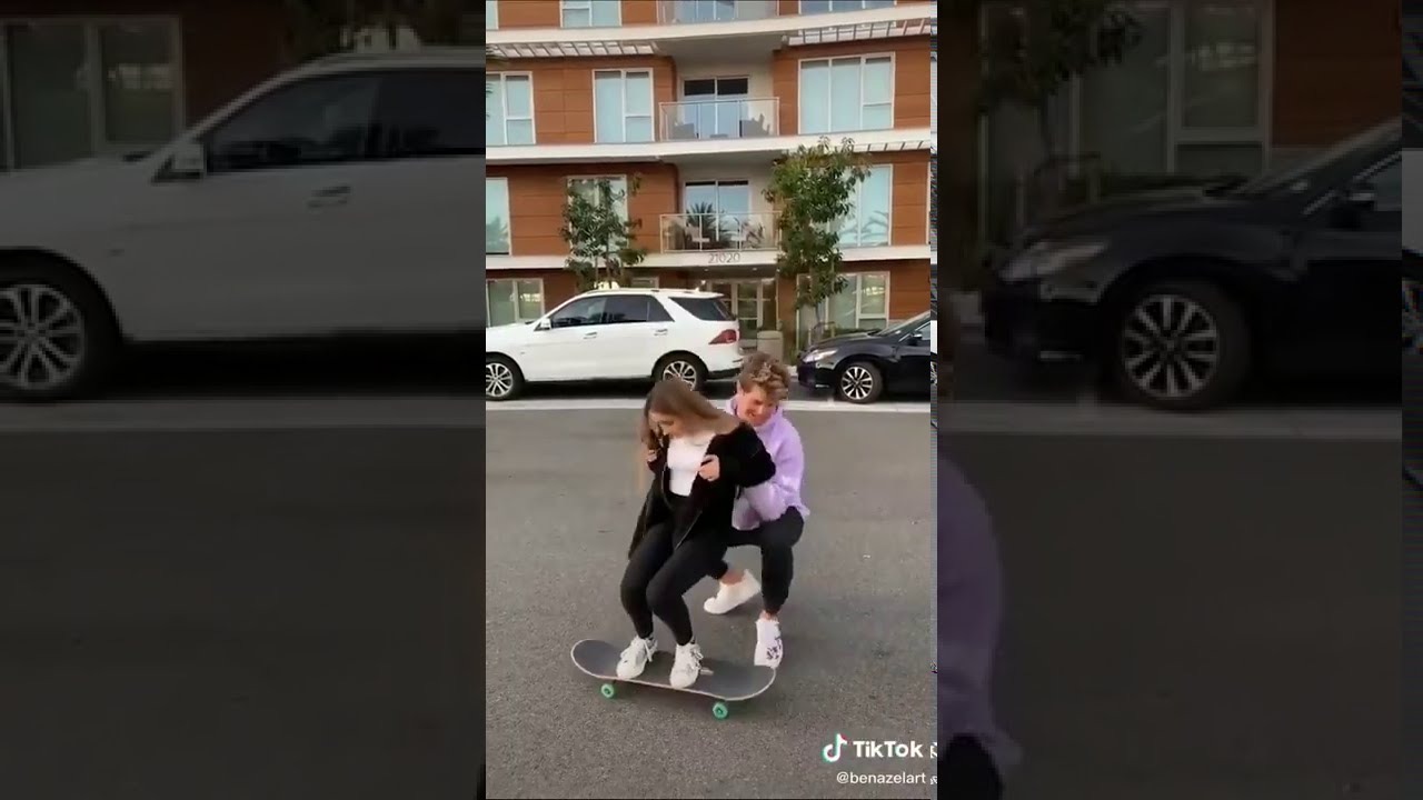Skateboard Challenge Lexi Rivera And Ben Azelart Together 😲 2021 😲 