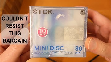 TDK MINIDISC 10 PACK DELIVERY