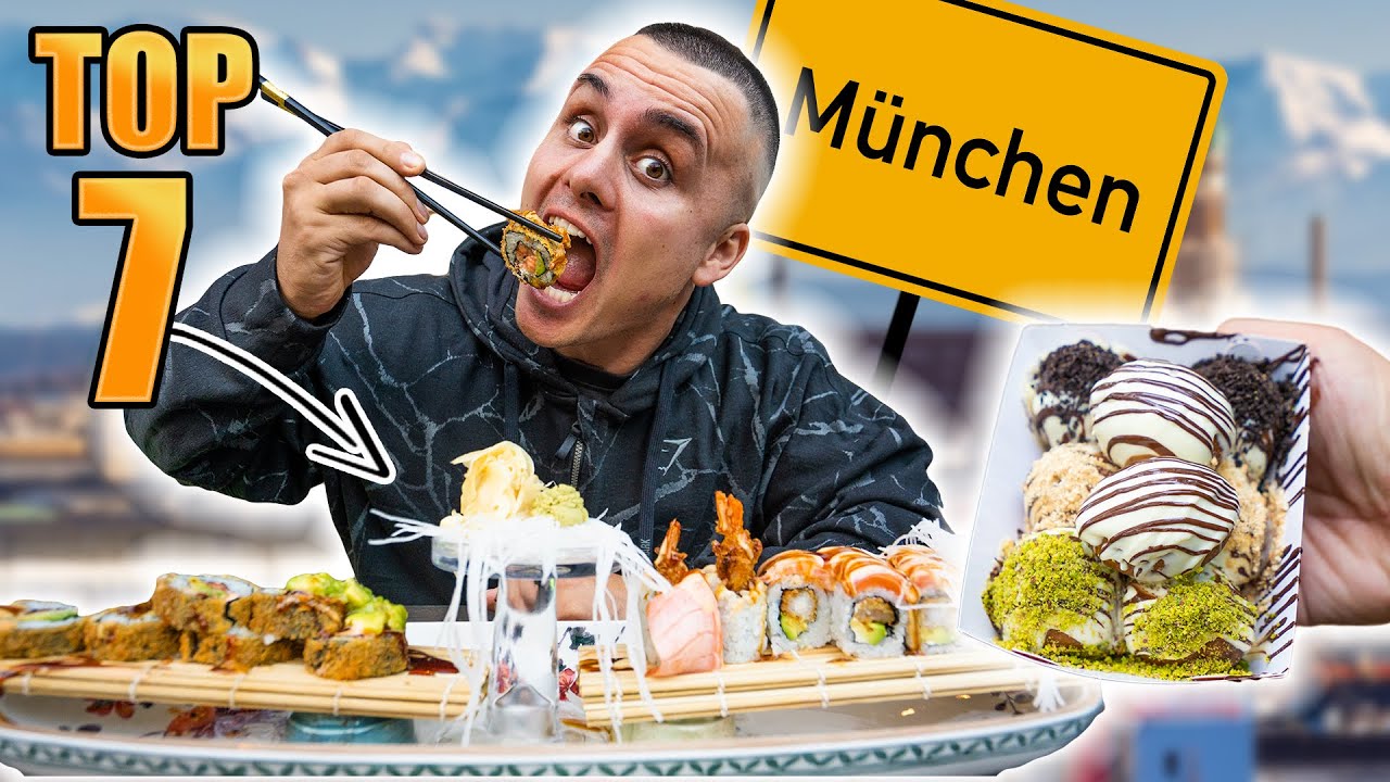  Update  MEINE TOP 7 FOOD HOTSPOTS in MÜNCHEN 🤤🍔🍣 *extrem gut*