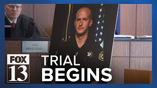 Trial underway for man accused of killing Provo police officer