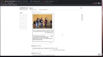D2L - How to Access and Complete a Quiz in D2L