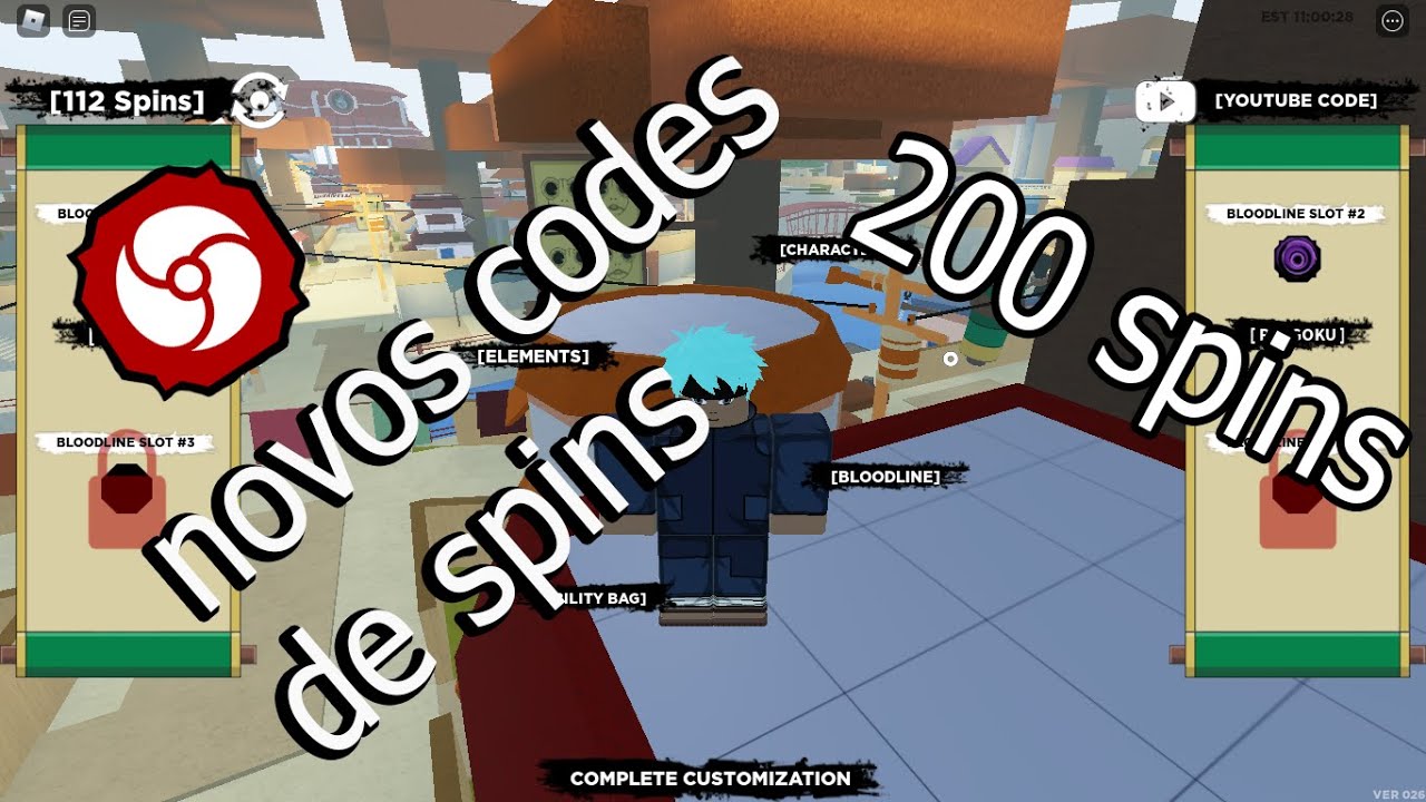 NOVOS CODIGOS COM MAIS DE 200 SPINS SHINDO LIFE 2 - YouTube