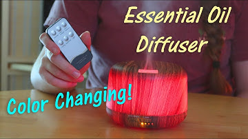 ALOVECO Essential Oil Diffuser🌺 Color-Changing w/Remote Control 👈