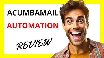 🌟 Acumbamail Automation Review | Streamlined Email Marketing Automation with Powerful Features