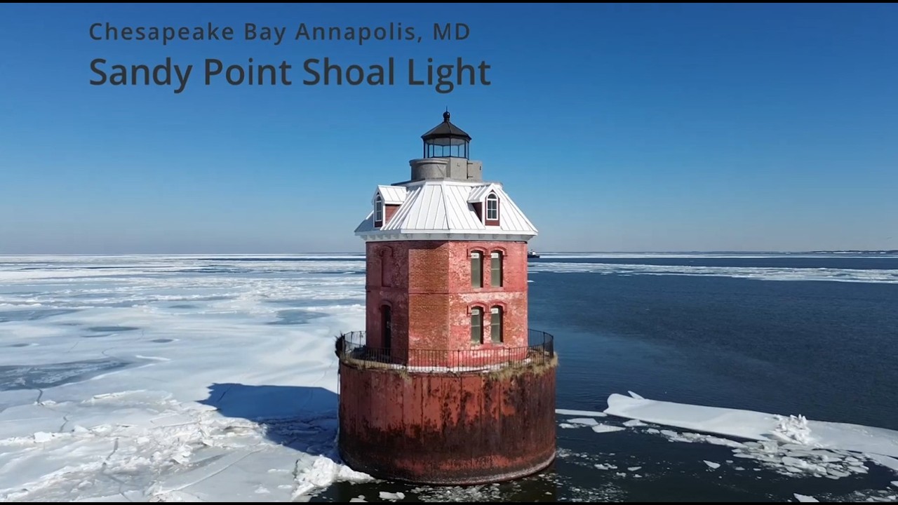 Sandy Point Shoal Light - Chesapeake Bay Maryland